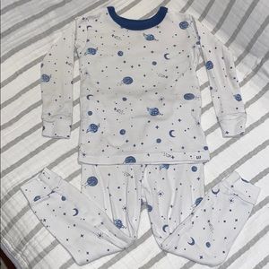 Gently used Baby Gap universe PJ set